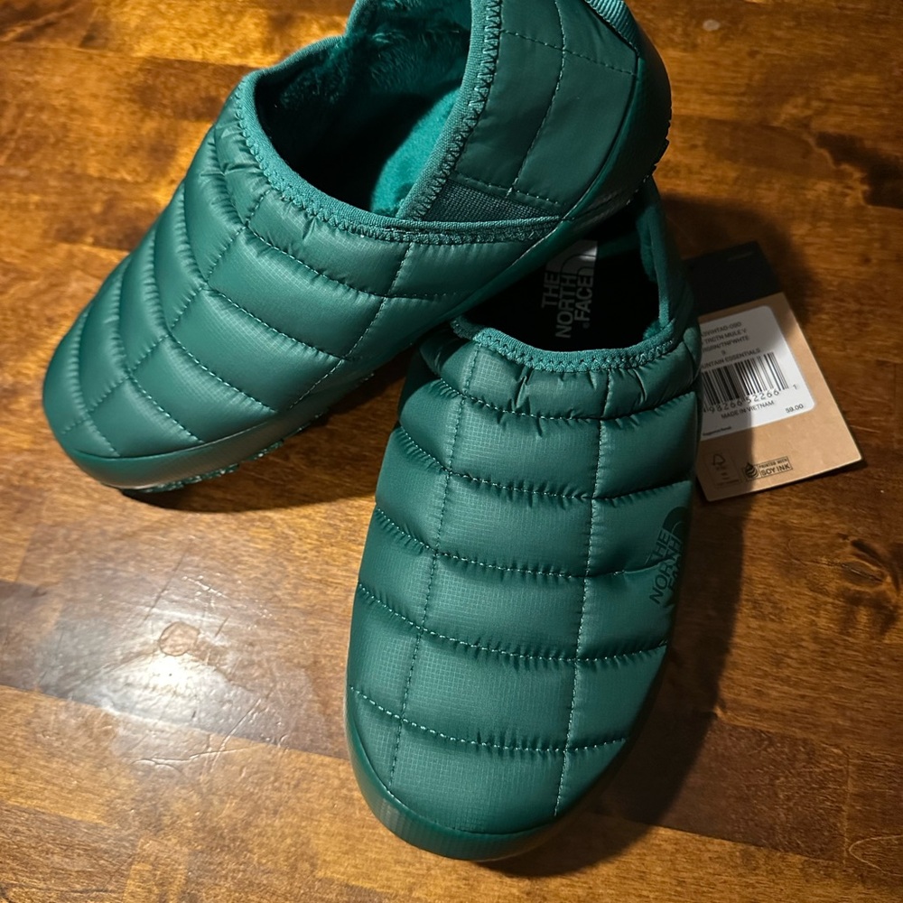 The North Face Green Thermoball Traction Mules